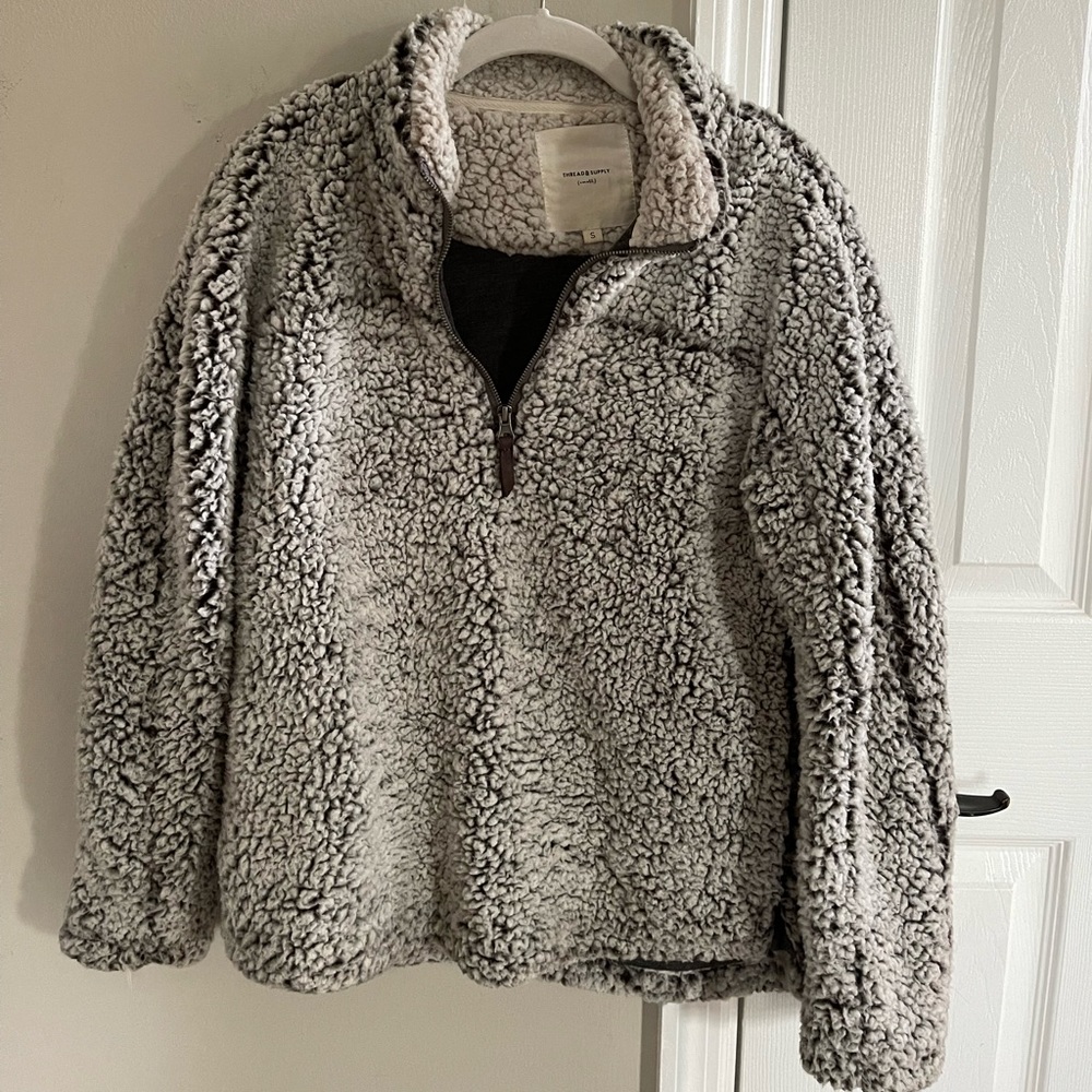 Grey Teddy Bear Sweatshirt
